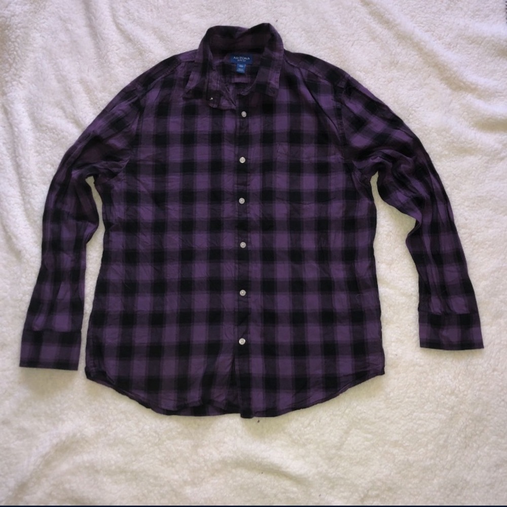 Men’s XL Plaid Button Up